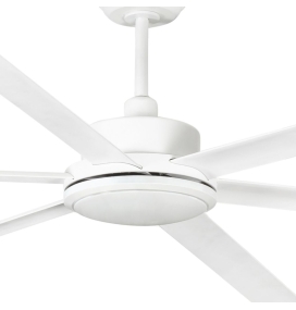 Ventilador de techo sin luz Faro Rotterdam 25 XXL blanco