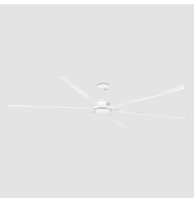 Ventilador de techo con luz Faro Rotterdam 30 XXL blanco