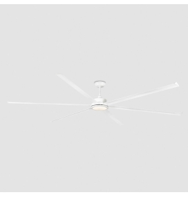Ventilador de techo con luz Faro Rotterdam 25 XXL blanco