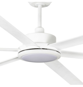 Ventilador de techo con luz Faro Rotterdam 25 XXL blanco