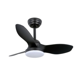 Ventilador de techo led Tilda mini S 20W negro