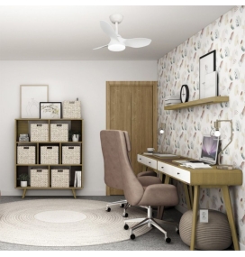 Ventilador de techo led Tilda mini S 20W blanco