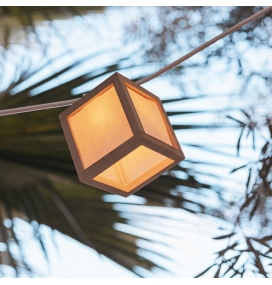 Guirnalda led Newgarden Vega solar, batería recargable y cable