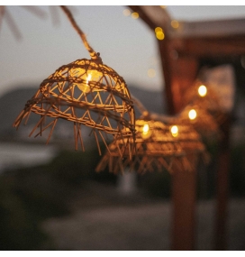 Guirnalda led Newgarden Alma solar, batería recargable y cable