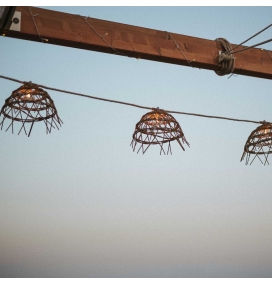 Guirnalda led Newgarden Alma solar, batería recargable y cable