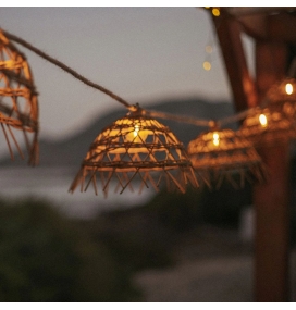 Guirnalda led Newgarden Alma solar, batería recargable y cable