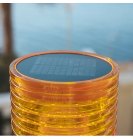 Lámpara de mesa solar y batería recargable Newgarden Ámbar