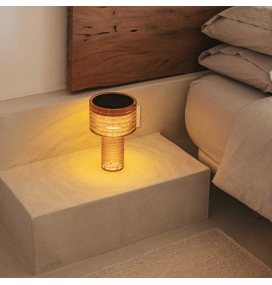 Lámpara de mesa solar y batería recargable Newgarden Ámbar