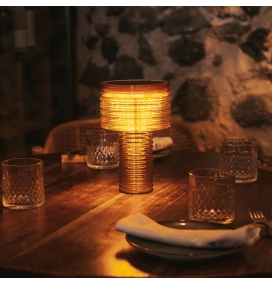 Lámpara de mesa solar y batería recargable Newgarden Ámbar