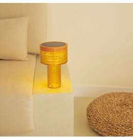 Lámpara de mesa solar y batería recargable Newgarden Ámbar