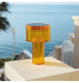 Lámpara de mesa solar y batería recargable Newgarden Ámbar