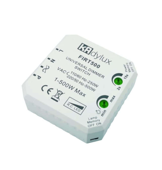 Regulador led universal con memoria de red e intensidad Kadylux Firt500