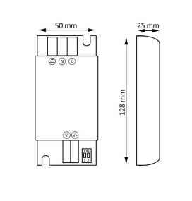 Fuente Alimentación 24V 60W 2.5A IP20 GXtronic