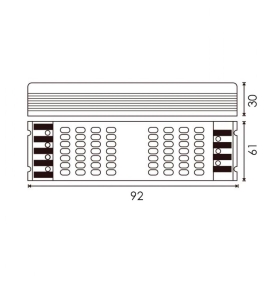 Fuente de alimentación dimable Wifi App Tuya 200W 24V RGB+CCTT