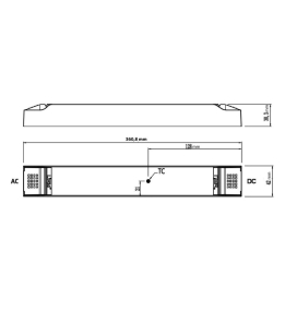 Fuente de alimentación Lifud Dimable Dali/Push Dt6 150W 24V