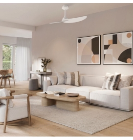 Ventilador de techo sin luz Mantra Ipanema blanco