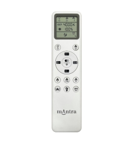 Ventilador de techo Mantra Nepal II blanco y madera Ø75cm