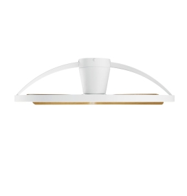 Ventilador de techo Mantra Nepal II blanco y madera Ø75cm