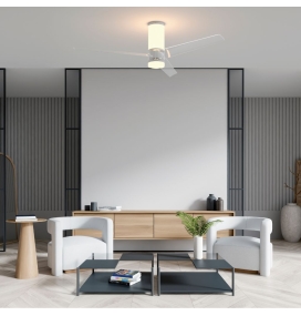 Ventilador de techo led Mantra UP DOWN blanco Ø122cm con mando y Blueetoh