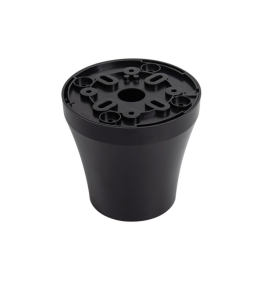 Ventilador de techo led con aspas retráctiles Amapola Long 45W negro y madera