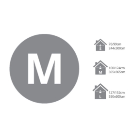 Ventilador de techo led con aspas retráctiles Riga 72W blanco