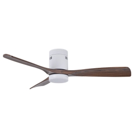 Ventilador de techo led Siroco on 40W blanco y roble