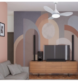 Ventilador de techo led Tilda mini 20W blanco