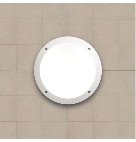 Aplique de exterior para techo o pared Fumagalli Lucía blanco