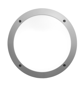 Aplique de exterior para techo o pared Fumagalli Lucía gris