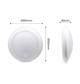 Aplique UMBERTA de Fumagalli para techo o pared blanco