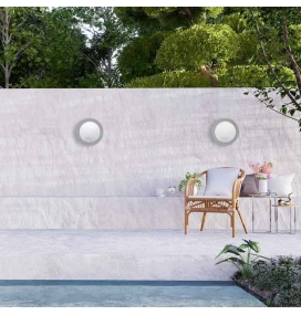 Aplique UMBERTA de Fumagalli para techo o pared gris