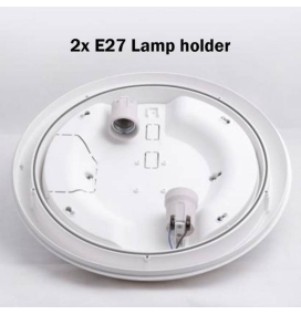 Aplique UMBERTA de Fumagalli para techo o pared gris