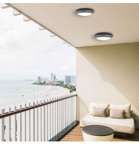 Aplique UMBERTA de Fumagalli para techo o pared negro