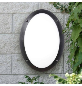 Aplique MADDI de Fumagalli negro con difusor opal