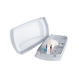 Aplique de pared exterior Fumagalli FRANCY gris