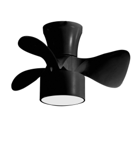 Ventilador led de techo Jueric Fly CCT negro
