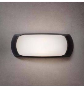 Aplique FRANCY negro de Fumagalli con difusor opal