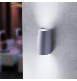 Aplique de pared exterior MARTA de Fumagalli gris 6W CCT