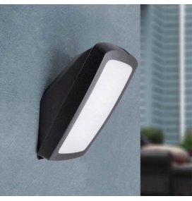 Aplique de pared exterior Fumagalli Germana negro