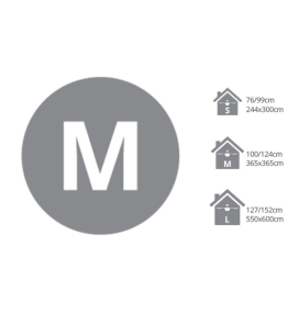 Ventilador de techo led con aspas retráctiles Slim 72W blanco/haya