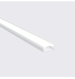 Perfil de aluminio empotrado 2000x30.6x9.8mm con difusor para Tiras LED blanco