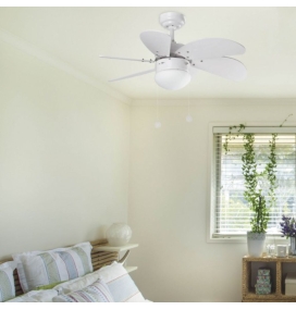 Ventilador de techo FARO PALAO blanco (REACONDICIONADO)