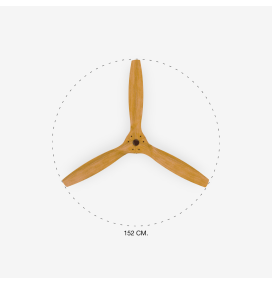 Ventilador de techo Faro Morea pino DC