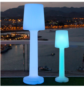 Lámpara de pie led Carmen 165 batería recargable de Newgarden