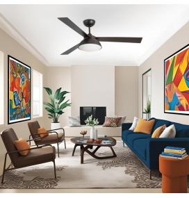 Ventilador de techo led FARO RODAS 20W marrón (REACONDICIONADO)