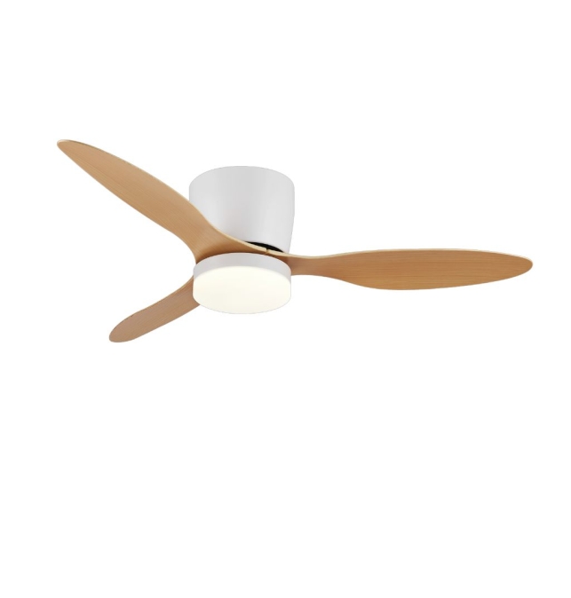 Ventilador de techo led Emily L 18W Ø107cm blanco y haya