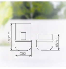Linterna led solar con batería recargable por USB y carga de móvil