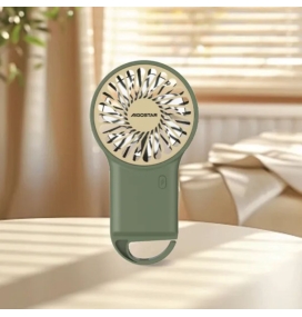 Ventilador de mano portátil con batería recargable verde