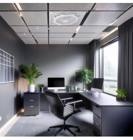 Ventilador de techo empotrable 60x60 sin luz Sena 60W