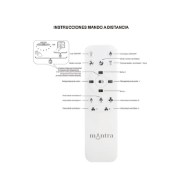 Mando ventiladores Mantra Ocean